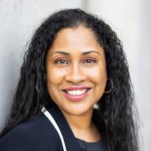 woman smiling