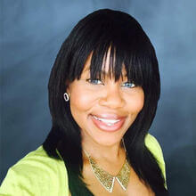 woman smiling